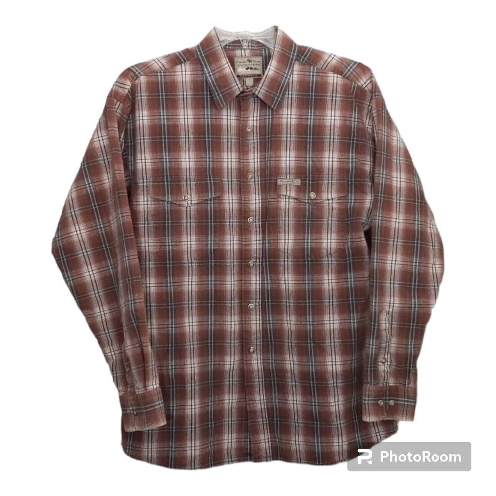 Powder River Shirt Men's Lg By Panhandle Slim Pearl Snap Western Cowboy Rodeo